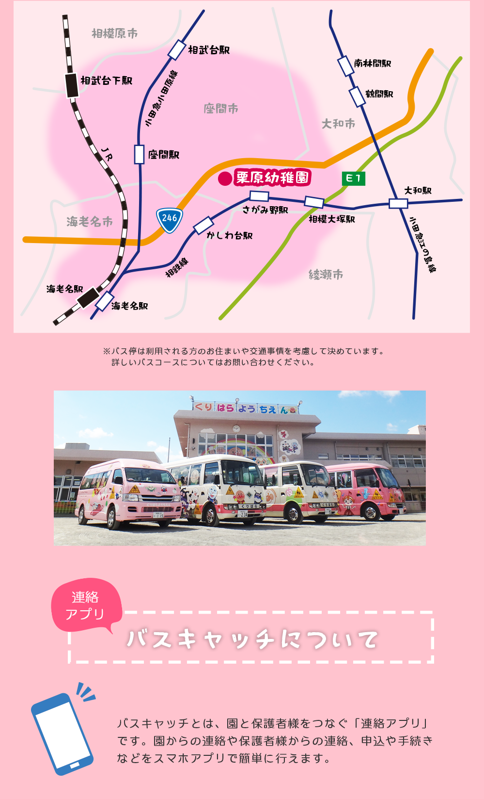 バス通園エリアMAP