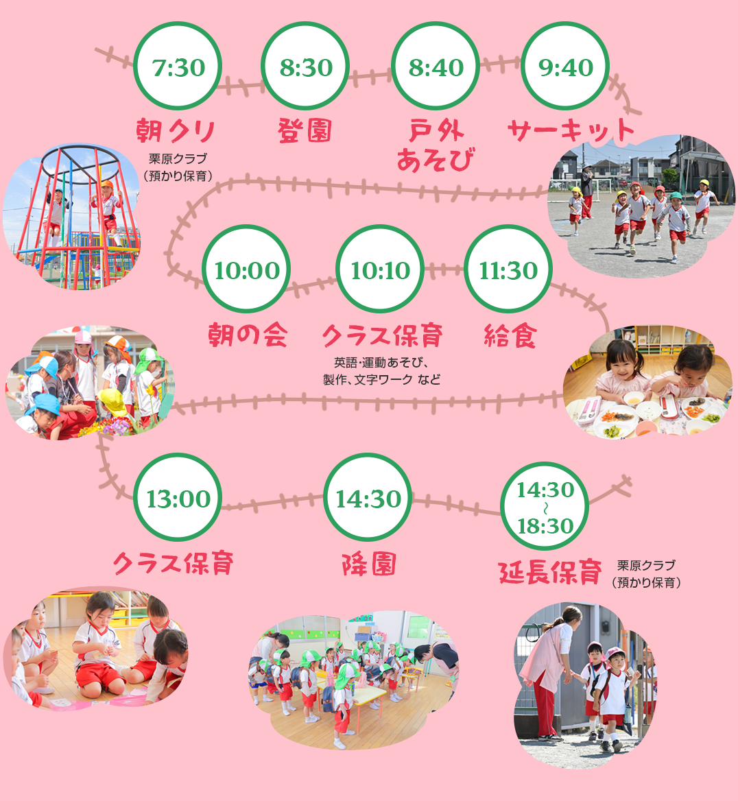 園の一日
